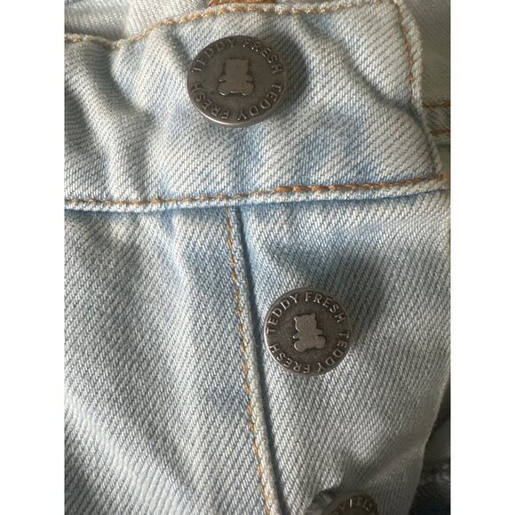 Teddy Fresh Doodle Jeans NWT Sz 26 denim colorful trendy jeans - Picture 8 of 11